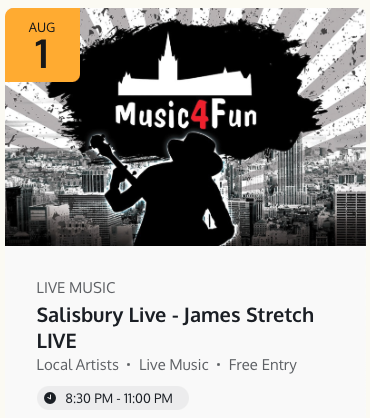 Salisbury Live sessions: James Stretch Live
