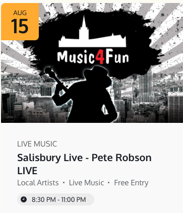 Salisbury Live sessions: Pete Robson