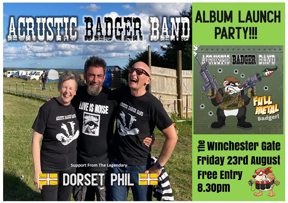 The Acrustic Badger Band Album Launch Party + Dorset Phil