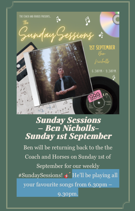 Sunday Sessions - Ben Nicholls