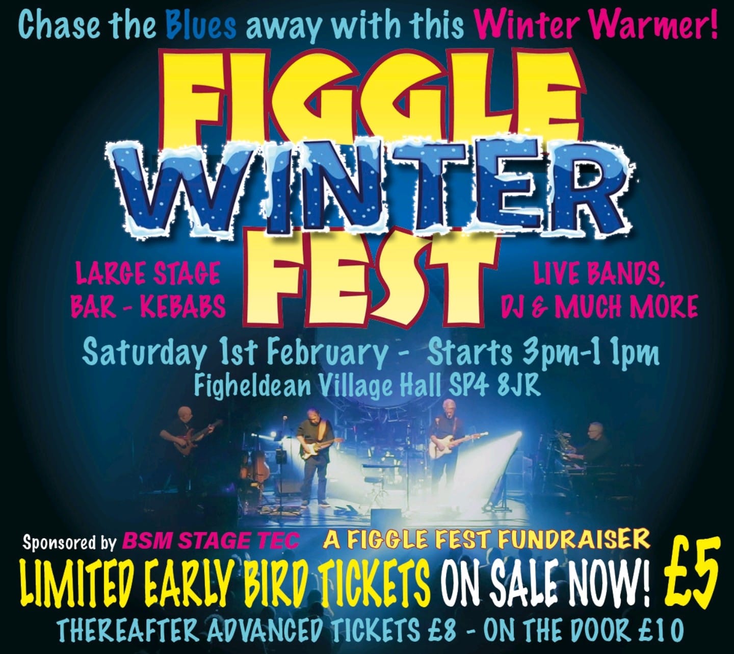 Figgle Winterfest: All Floyd + Break Cover + The Zucchinis + LUMP + P45s + Rosie Jay + Strange Folk (acoustic set) + DJ Sean Ladd