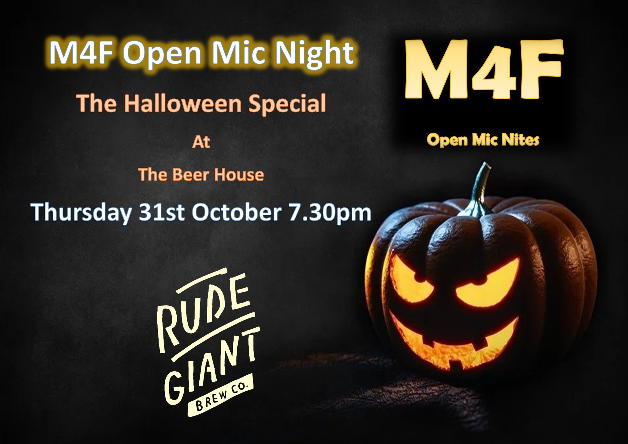 M4F Open Mic - Halloween Special