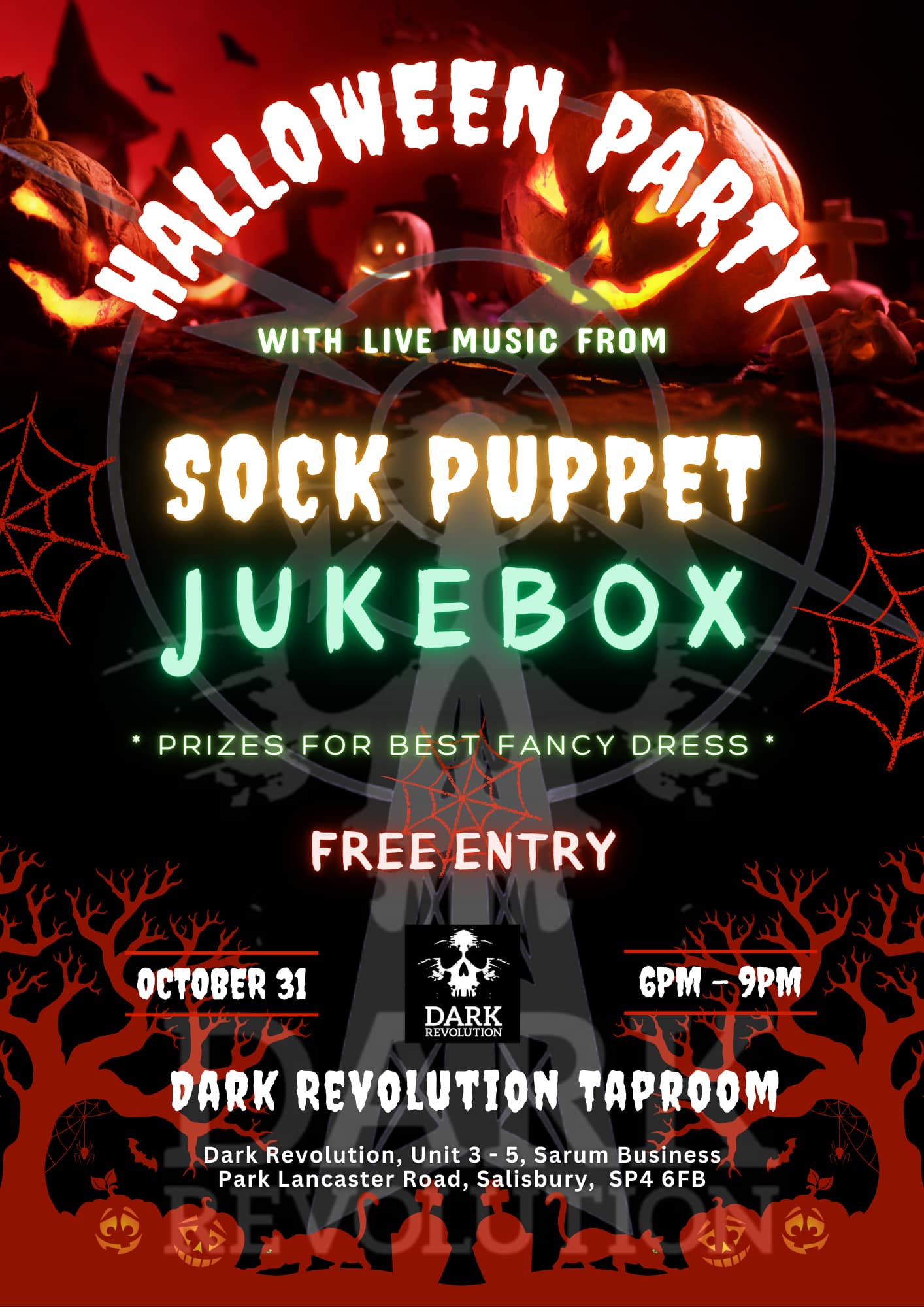 Halloween Party Sock Puppet Jukebox