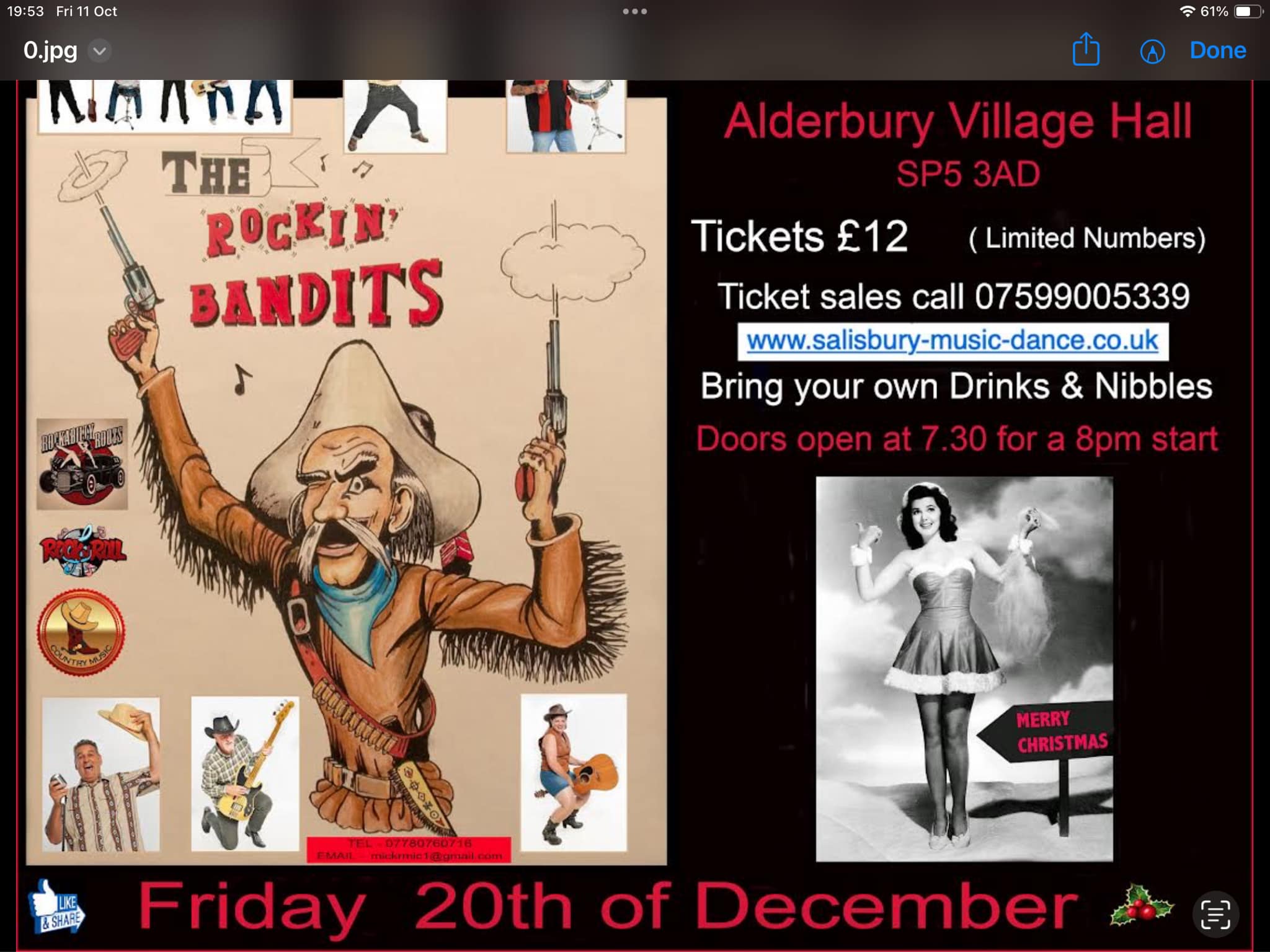 Salisbury Music & Dance: The Rockin' Bandits