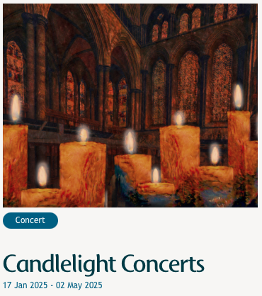 Candlelight Concerts: Winter Words