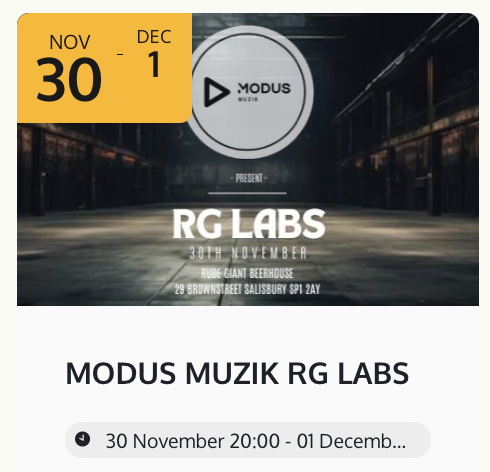 MODUS MUZIK RG LABS