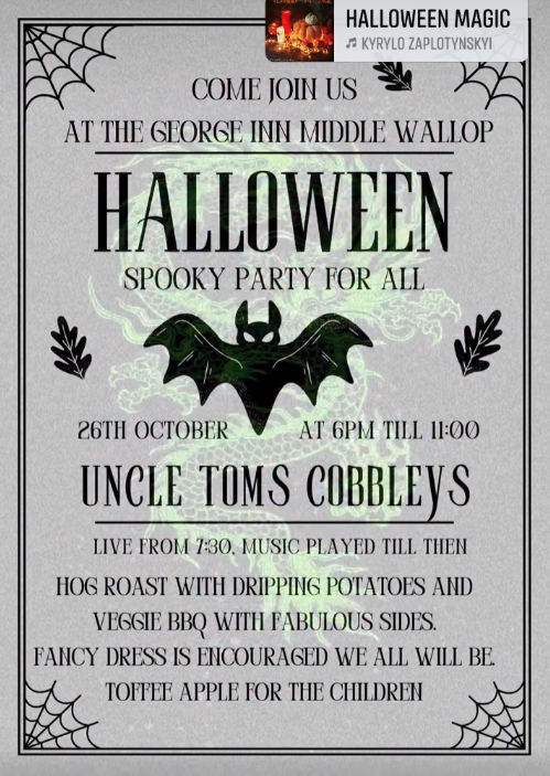 Halloween Party: UNCLE TOM'S COBBLEYS